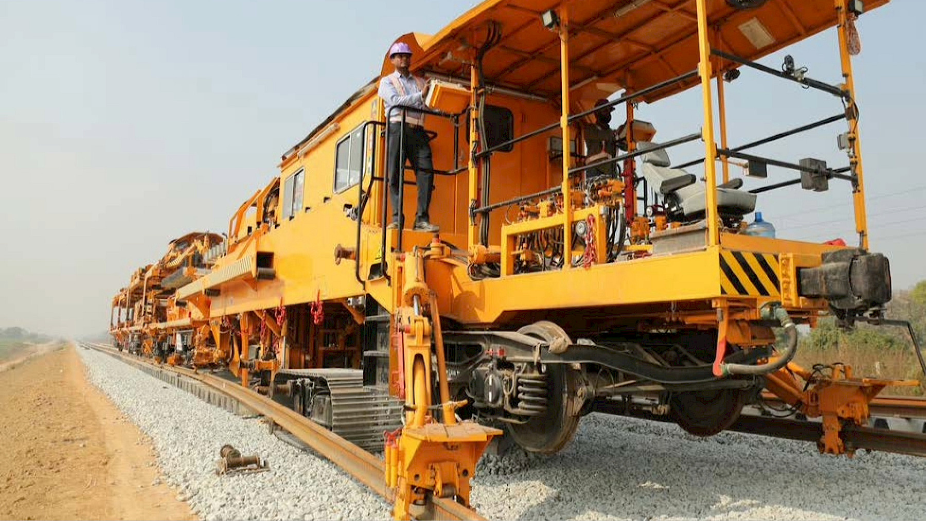 Railroad Track Laying Machine Matisa P95 GCF Railway Superstructure